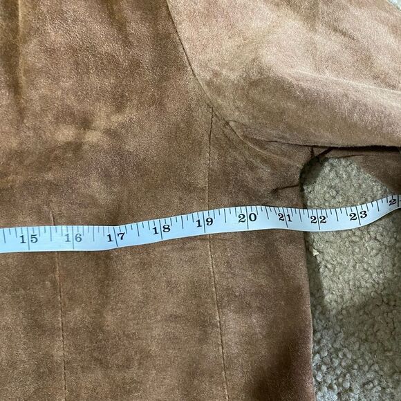 Vintage Dennis Basso Brown Leather Jacket - Picture 5 of 5